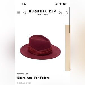 Eugenia Kim Blaine Fedora